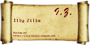 Illy Zilia névjegykártya